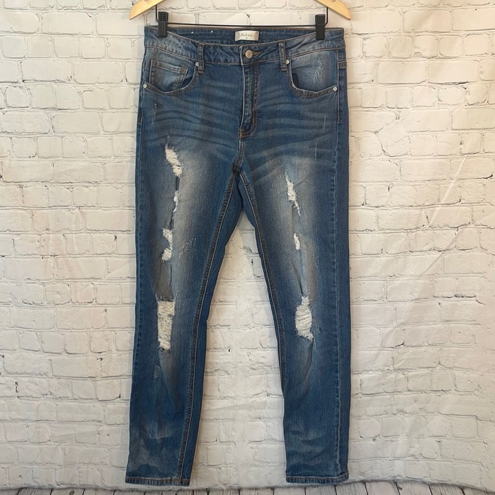 Altar'd state skinny jeans with distressing